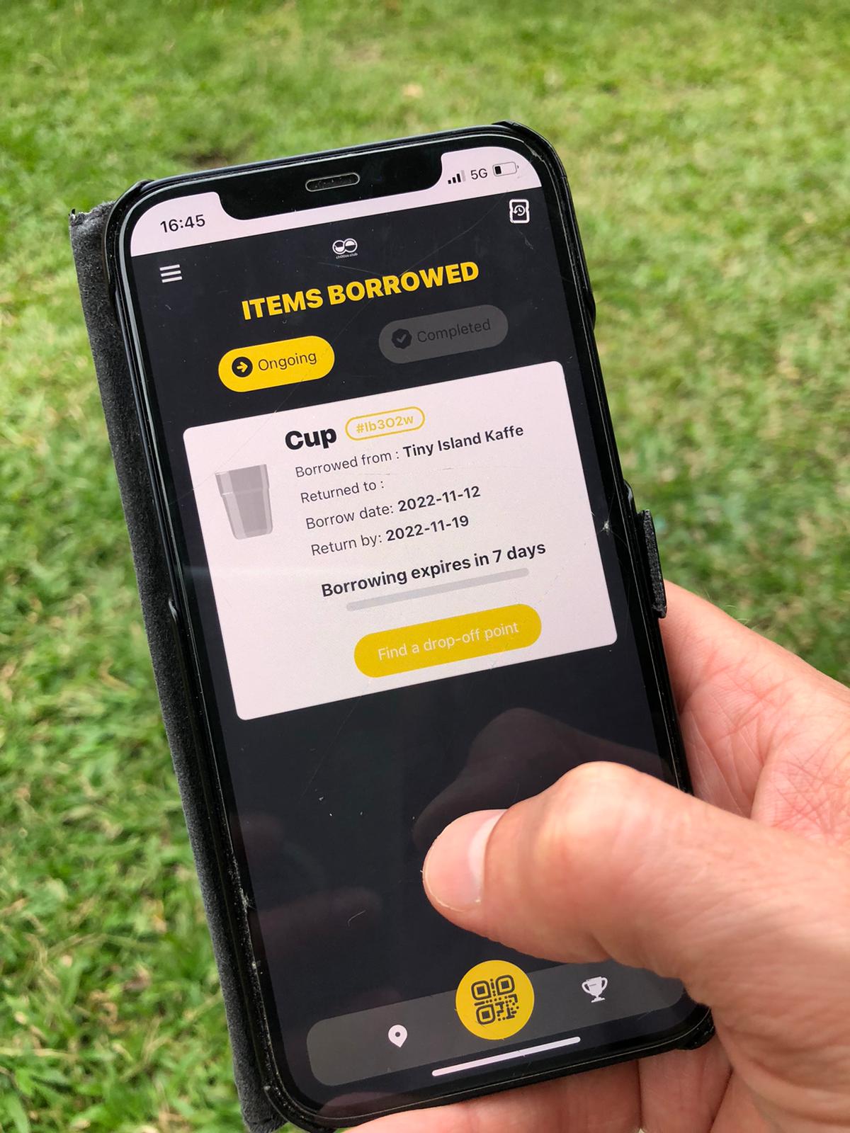 ch00ze app - items borrowed