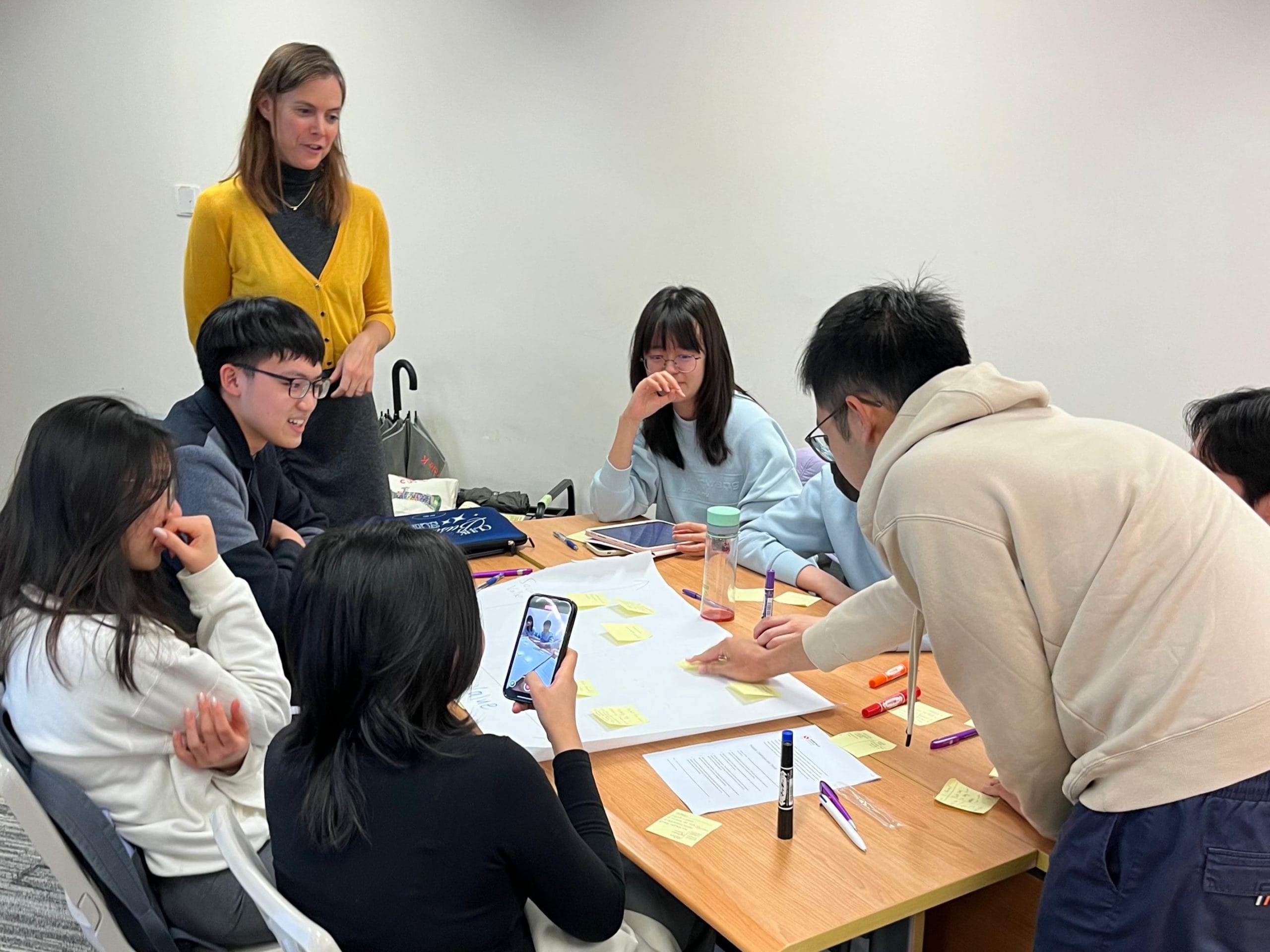 An interactive workshop to our students on the topic “Business with Purpose”